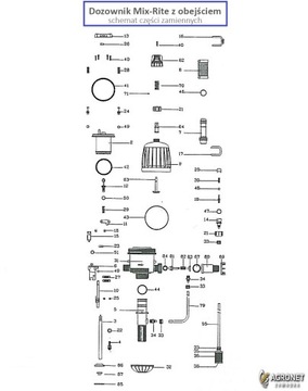 ДОЗАТОР ЛЕКАРСТВ MIXRITE, ДОЗИРУЮЩИЙ НАСОС 0,3-2,0%