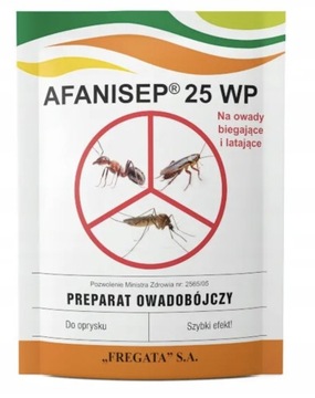 AFANISEP 25WP muchy, komary mrówki pchły karaluchy