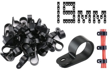 10x 19 mm OBEJMA 3/4 TYP-R UCHWYT KABLA PRZEWODU HAMULCOWEGO PALIWA OPASKA