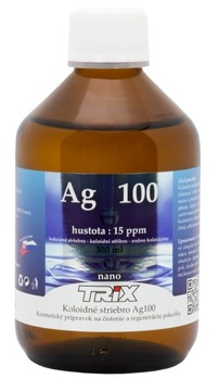 NANO SREBRO KOLOIDALNE 300 ml 15 ppm szklo TOP