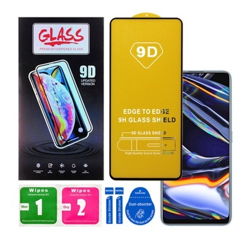 SZKŁO PEŁNE 9D 9H FULL GLUE Realme 7 Pro RMX2170 | Realme 9 2022 RMX3521