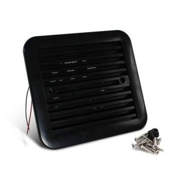 Настенный вытяжной вентилятор 12 В для воздушного потока для кемпера черного цвета