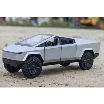 Tesla Cybertruck масштаб 1:24, литая под давлением модель из сплава, коллекция игрушек
