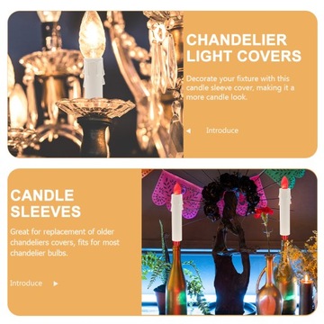 20 шт. ПОДСВЕЧА РУКАВ РОЗЕТКА ЛЮСТРА