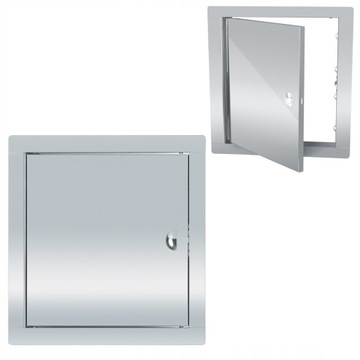 DRZWICZKI REWIZYJNE METALOWE ZATRZASK 25x25cm