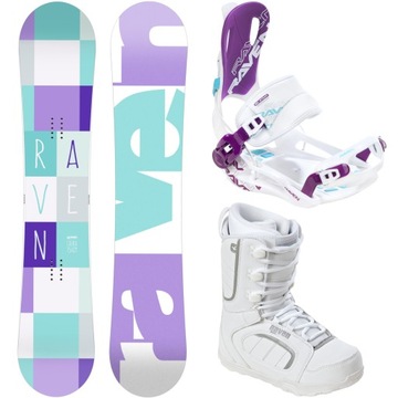 Snowboard Set Raven Laura 148см
