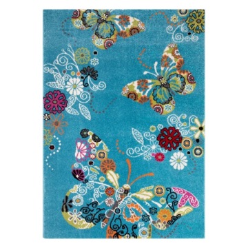 Килим дитячий Метелики 114 Синій BELLA Kids 200x290 см