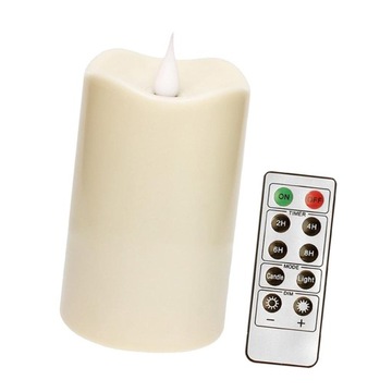 goc/3D Swing LED Świeca z Zegarem na Boże Narodzenie