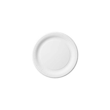 Talerzyki Mistral papierowe, białe 100 szt. 23cm