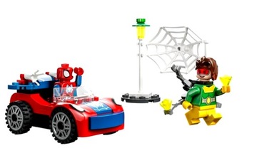 БЛОКИ LEGO SUPER HEROES МАШИНКА ЧЕЛОВЕКА-ПАУКА И ДОК ОК СПАЙДИ ДЛЯ 4-ЛЕТНЕГО РЕБЕНКА