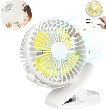 ОФИСНЫЙ ВЕНТИЛЯТОР, ЗАКРЕПЛЕННЫЙ НА НАСТОЛЬНОМ ПОРТАТИВНОМ 3 СКОРОСТИ ВЕТРА