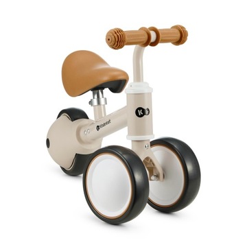 Rowerek biegowy trójkołowy mini jeździk pchacz CUTIE Kinderkraft Beżowy