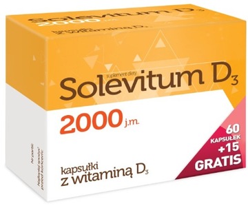 Solevitum D3 2000 Witamina D 75 kaps.