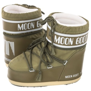 Buty Śniegowce Moon Boot Khaki 14093400007 Zielone