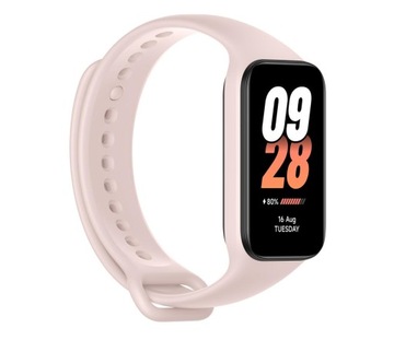 SMARTBAND Xiaomi Mi Band 8 Active RÓŻOWY SpO2 5 ATM TFT Bluetooth 5.1 BLE