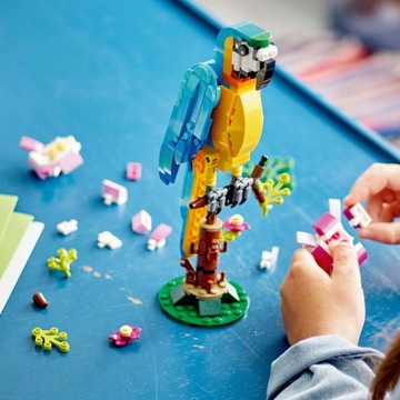 НАБОР LEGO CREATOR ЭКЗОТИЧЕСКИЙ ПОПУГАЙ 3В1 31136 РЫБА-ЛЯГУШКА