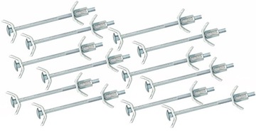 ZŁĄCZE MEBLOWE ŚRUBOWE 120MM DO PŁYT BLATÓW 12 SZT