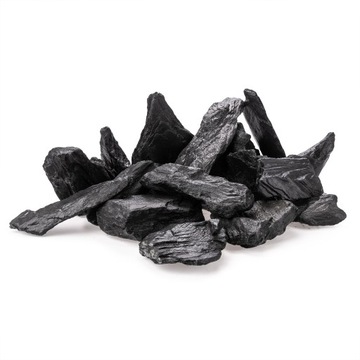 Dekoracja Do Akwarium Łupek Drzewiasty Czarny 10kg