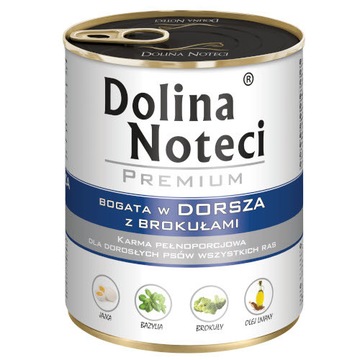 Dolina Noteci Premium Dorsz z Brokułami 800g