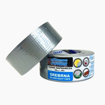 Taśma naprawcza Smart 48 mm x 50 m srebrna