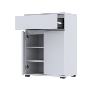 Шкаф, платяной шкаф, комод высокий, супра Т 60х36х202Д1-СО