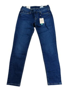 PEPE JEANS SOHO, spodnie jeansowe damskie, r.28/28, niebieskie