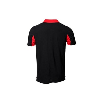 Czarna koszulka polo męska Massey Ferguson