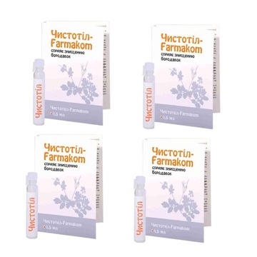 4x GLISTNIK JASKÓŁCZE ZIELE PŁYN KOSMETYCZNY 1,5ml