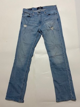 HOLLISTER MODNE MĘSKIE SPODNIE JEANSY ROZM W31 L32