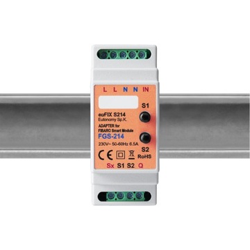 Adapter DIN euFIX do Smart Module z przyciskami