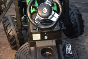 Трактор-бульдозер-погрузчик с прицепом 400 Вт 24 В 20 Ач 2 ЦВЕТА + БЕСПЛАТНЫЙ лук