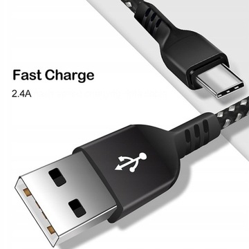 USB-C USB-кабель для зарядного устройства Fast Charge 2,4 А