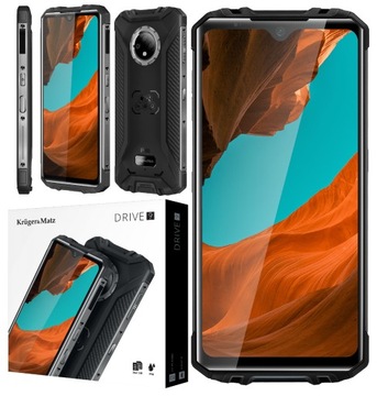 SMARTFON KRUGERMATZ DRIVE 9 6,5'' 4/64 GB ANDROID NFC CZYTNIK LINI PANCERNY