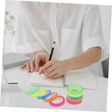 10 рулонов водонепроницаемых самоклеющихся закладок стикера указателя для меток книг