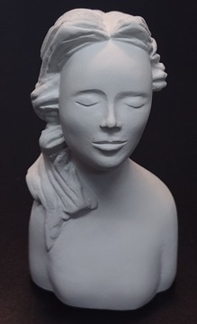 ОЛА гипсовый бюст женской головы для закалки