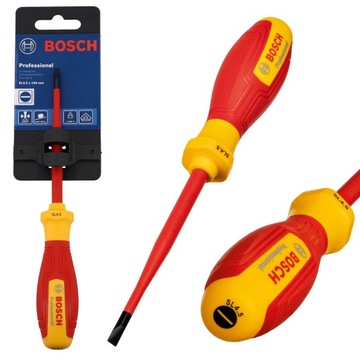 Śrubokręt Bosch Wkrętak VDE SL 4,5x75 1000V 1600A02NC2