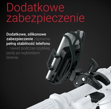 Велосипедный держатель HAMA для мобильных устройств высотой до 90 мм.