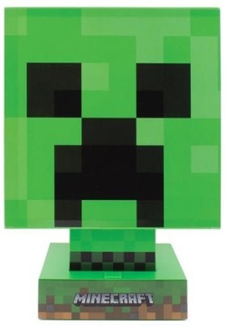 ЛАМПА ICONS MINECRAFT CREEPER, большая 26,6 см, для фанатов Minecraft
