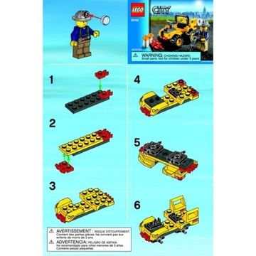 Lego Instrukcja - Mining Quad 30152