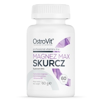 CYTRYNIAN MAGNEZU POTASU Ostrovit Magnez Mg Potas
