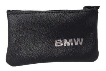 Кожаный чехол для ключей с надписью BMW
