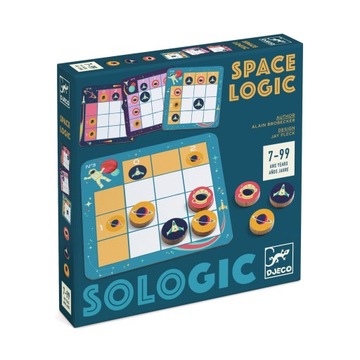 DJECO Gra logiczna SPACE LOGIC - KOSMOS NOWOŚĆ WIEK: 7-99 lat