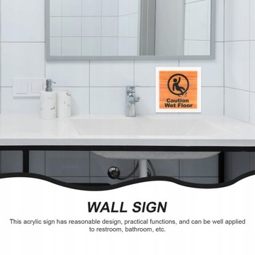 Предупреждение о скользком полу при намокании