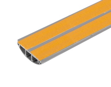 KORYTO KABLOWE KANAŁ LISTWA MASKUJĄCA DO KABLI PODŁOGOWA Z TAŚMĄ 75x20 2M