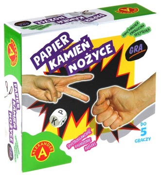 Rodzinna Gra Dla Dzieci PAPIER KAMIEŃ NOŻYCE HIT