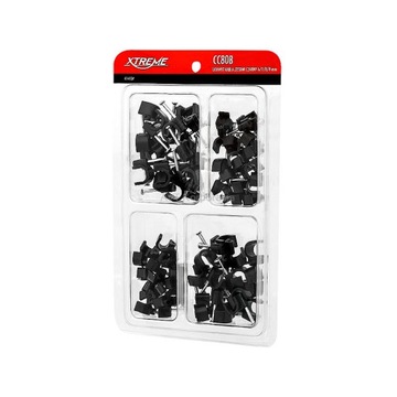 ZESTAW UCHWYT KABLA czarny 6,7,8,9mm, CC80 80szt