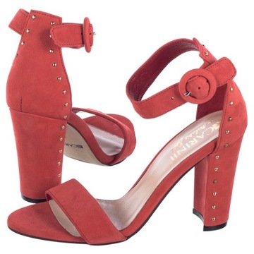 Buty Damskie Czółenka Carinii B4410 B16 Czerwone