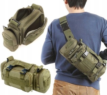Тактическая поясная сумка Molle Combat в стиле милитари
