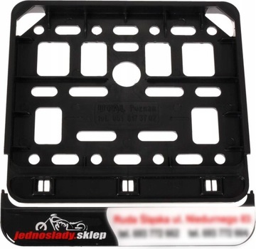 RAMKA NA TABLICĘ REJESTRACYJNĄ SKUTER CHROM