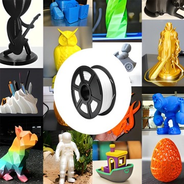 НИТЬ ДЛЯ ШАРИКОВОЙ РУЧКИ PF PLA БЕЛЫЙ ПРИНТЕР 68 м 3D РУЧКА 1,75 мм